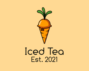 Carrot Ice Cream  logo design