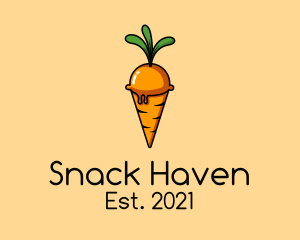 Carrot Ice Cream  logo design