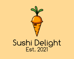 Carrot Ice Cream  logo design