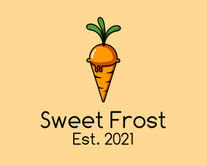 Carrot Ice Cream  logo design