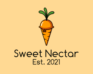 Carrot Ice Cream  logo design