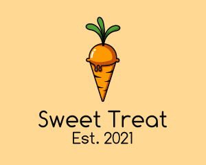 Carrot Ice Cream  logo design