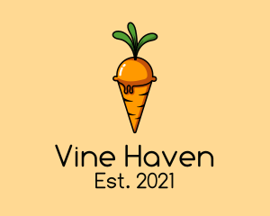 Carrot Ice Cream  logo design