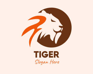 Saber Toothed Tiger logo design