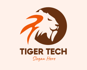 Saber Toothed Tiger logo design