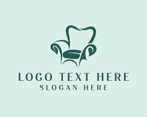 Upholster - Eco Friendly Sofa Upholstery logo design
