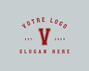 Sporty Varsity League Logo