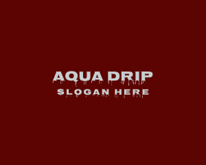 Drip - Horror Scary Drip logo design