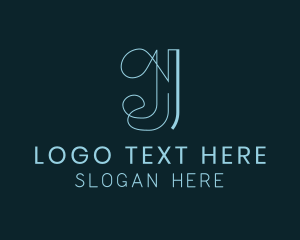 Salon - Elegant Boutique Letter J logo design