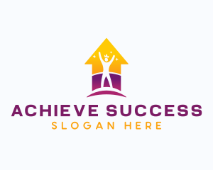 Leader Achievement Success logo design