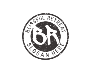 Rustic Retro Cafe Studio Logo