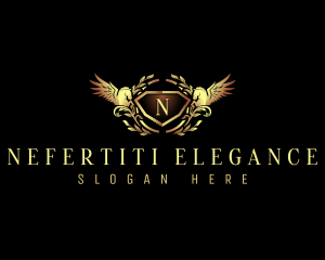 Elegant Pegasus Crest logo design