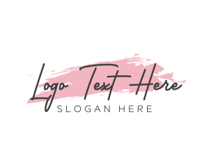 Deluxe - Glam Watercolor Style logo design