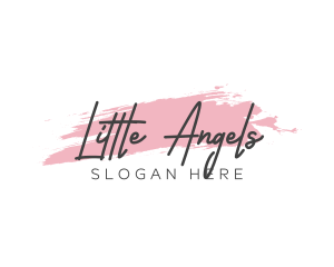 Glam Watercolor Style Logo