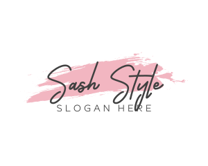 Fashion Watercolor Style logo design