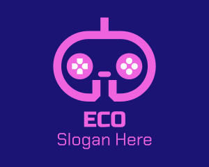 Gadget Store - Pink Modern Game Console logo design
