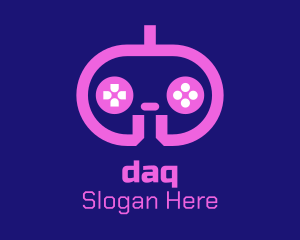 Gadget Store - Pink Modern Game Console logo design