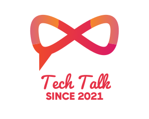 Infinity Tech Chat logo design