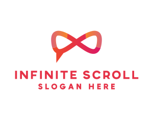 Infinity Tech Chat logo design