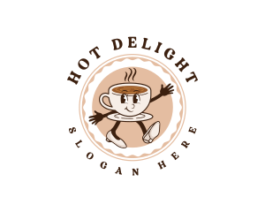 Cute Coffee Cafe logo design