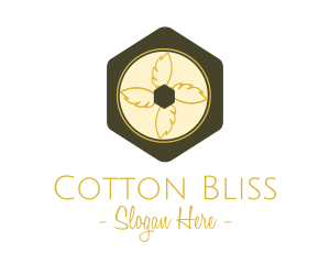 Cotton - Luxurious Feather Lettermark logo design