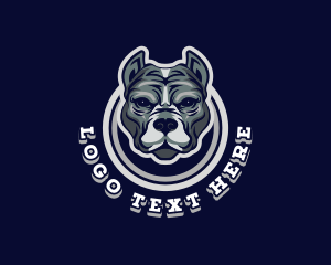 Canine - Pitbull Canine Gaming logo design
