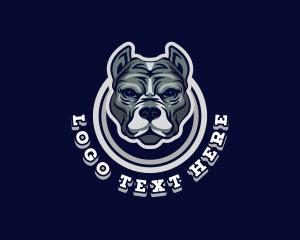 Animal - Pitbull Canine Gaming logo design