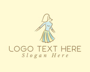 Clothing - Fashionable Woman Clothing logo design