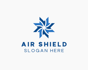 Star Cooling Air Conditioning  logo design