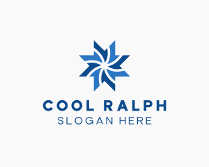 Star Cooling Air Conditioning  logo design