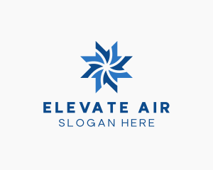 Star Cooling Air Conditioning  logo design