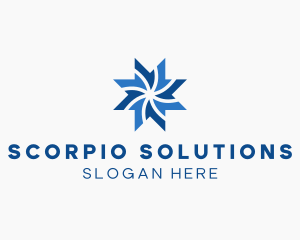 Star Cooling Air Conditioning  logo design