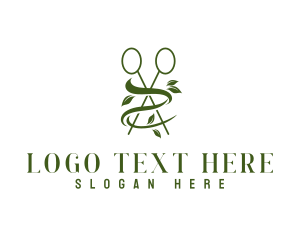 Organic - Organic Fashion Scissors logo design