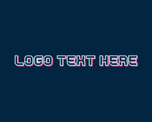 Hacking - Neon Tech Future logo design