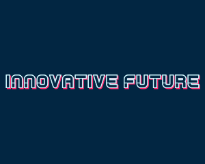 Future - Neon Tech Future logo design