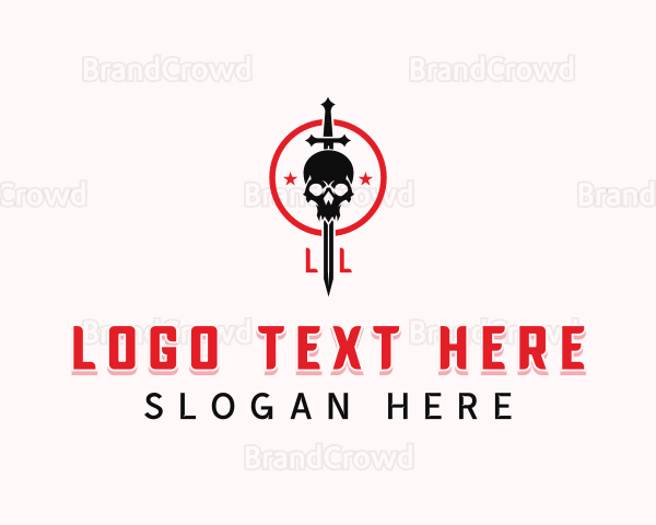 Sword Skull Hunter Logo