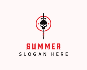 Sword Skull Hunter Logo