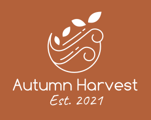 Autumn Breeze Leaf logo design