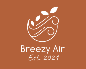 Windy - Autumn Breeze Leaf logo design
