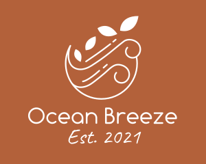 Autumn Breeze Leaf logo design