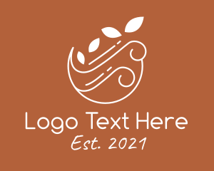 Minimalist - Autumn Breeze Leaf logo design