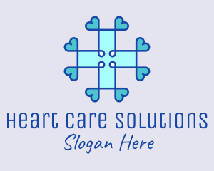 Heart Cross Medical  logo design