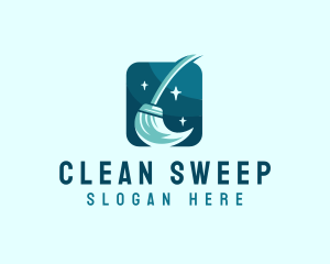 Mop - Mop Cleaning Sanitation logo design