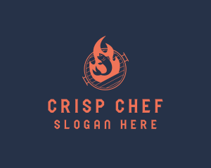 Fire Fish Cuisine logo design