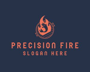 Fire Fish Cuisine logo design