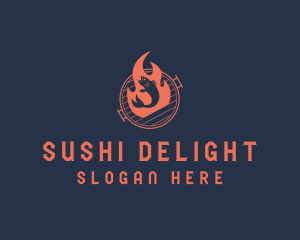 Fire Fish Cuisine logo design