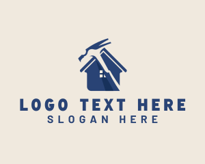 Builder - House Hammer Builder Construction logo design