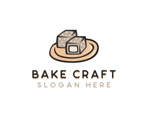 Brownies Cake Dessert    logo design