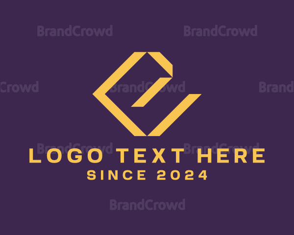 Professional Digital Brand Letter E Logo