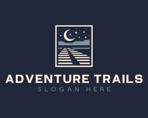 Evening Road Travel logo design